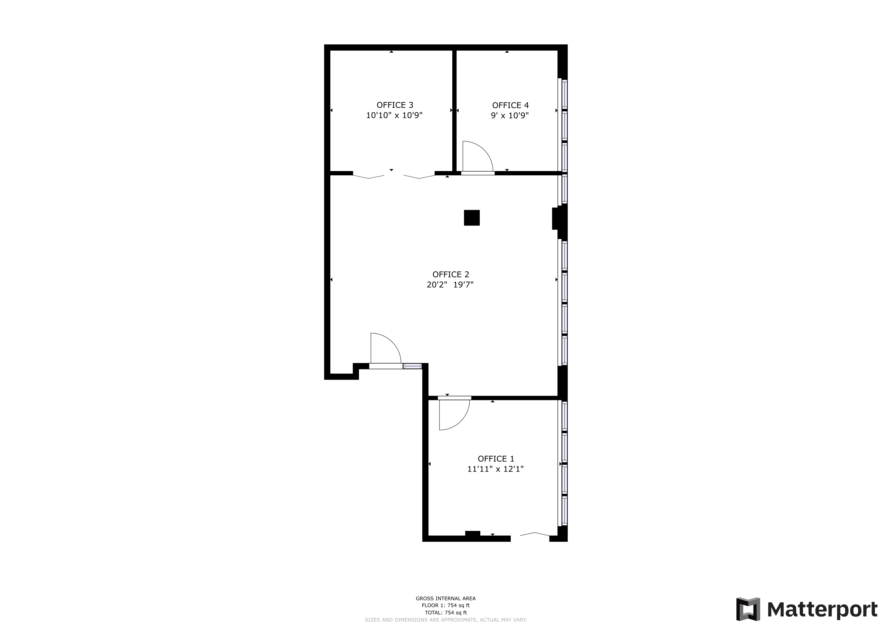 2400 Spruce Suite 201 Floorplan