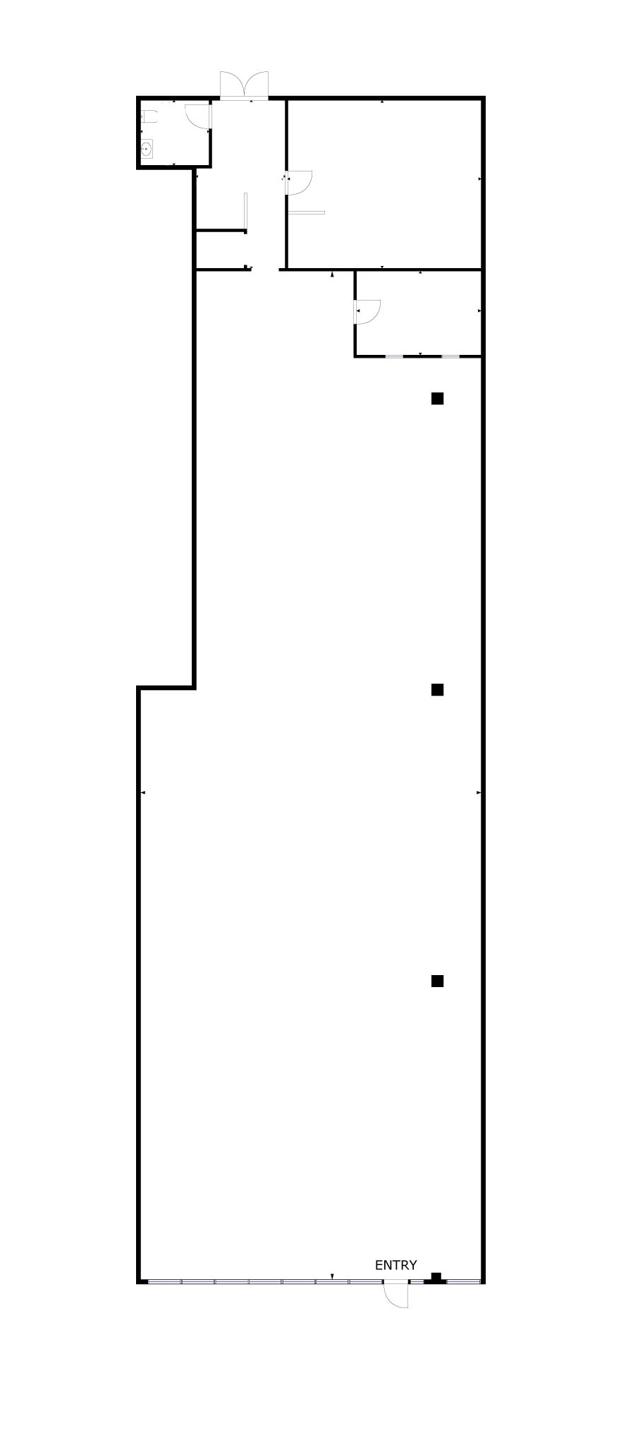 800 Hover Street UNIT B Floorplan