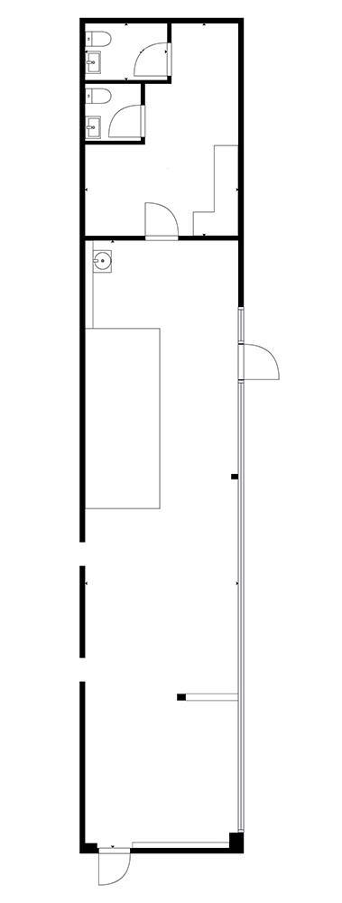 800 Hover Street UNIT C Floorplan